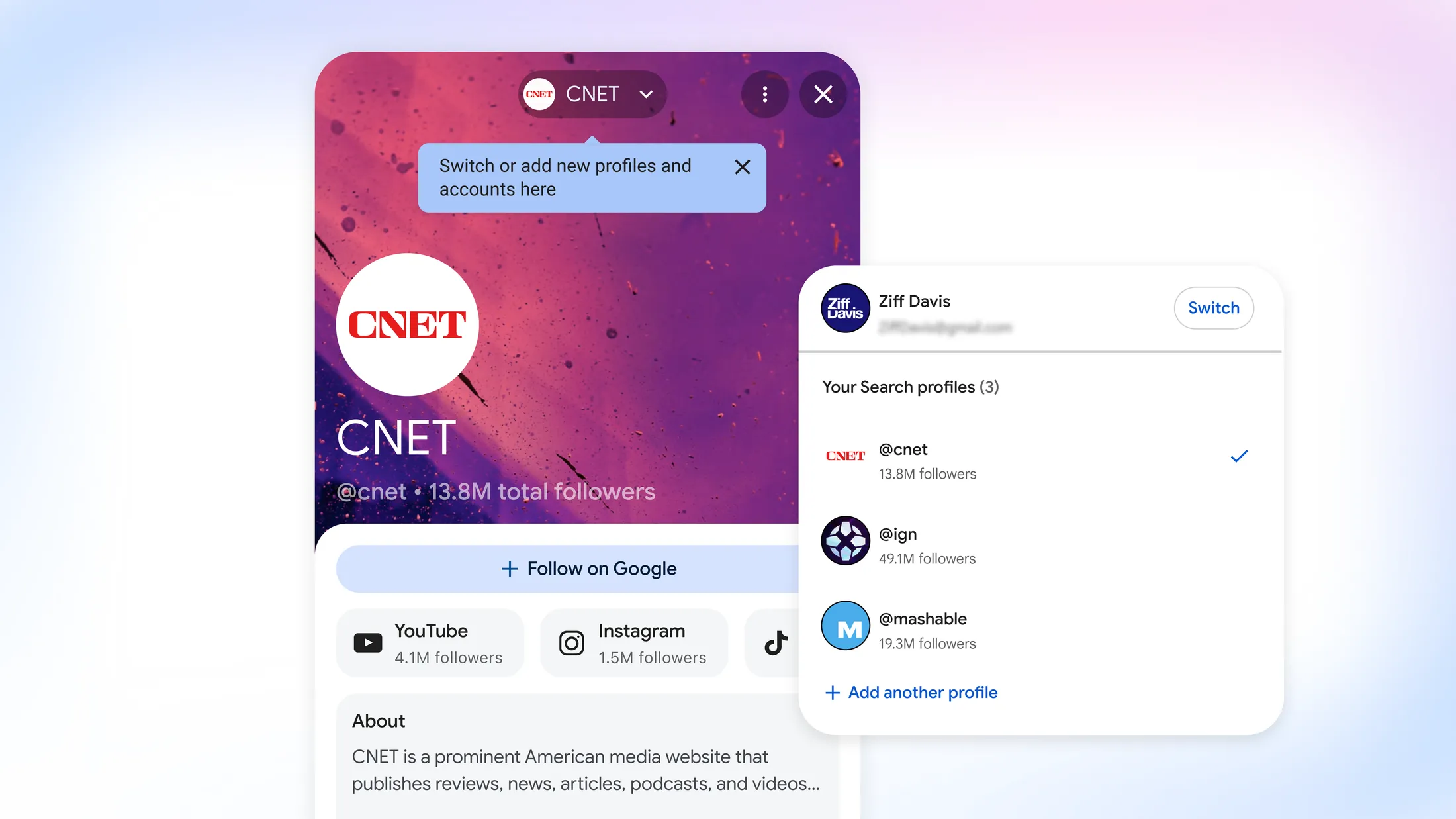 Google Launches 3 Major Search Profile Updates for Publishers and Creators